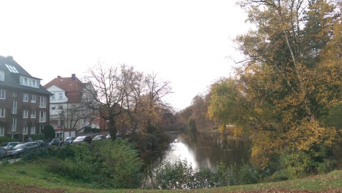 Next to the Münster Promenade in late Autumn