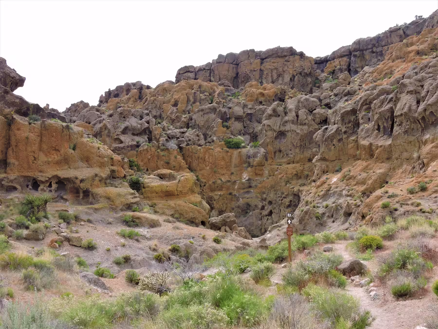 The Hole in the Wall in Mojave National Preserve