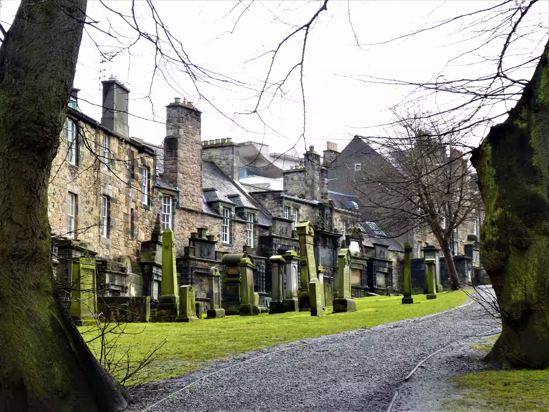 Greyfriars cemetery in Edinburgh