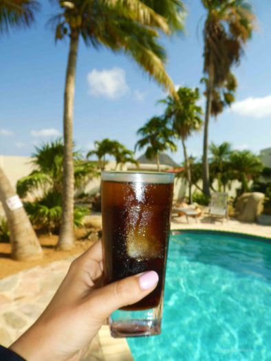 Rum n' Coke by Pool in Aruba