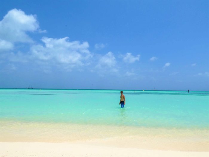 Palm Beach Clear Water in Aruba