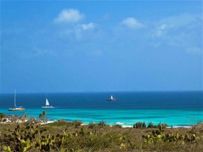 View from the California Lighthouse in Aruba