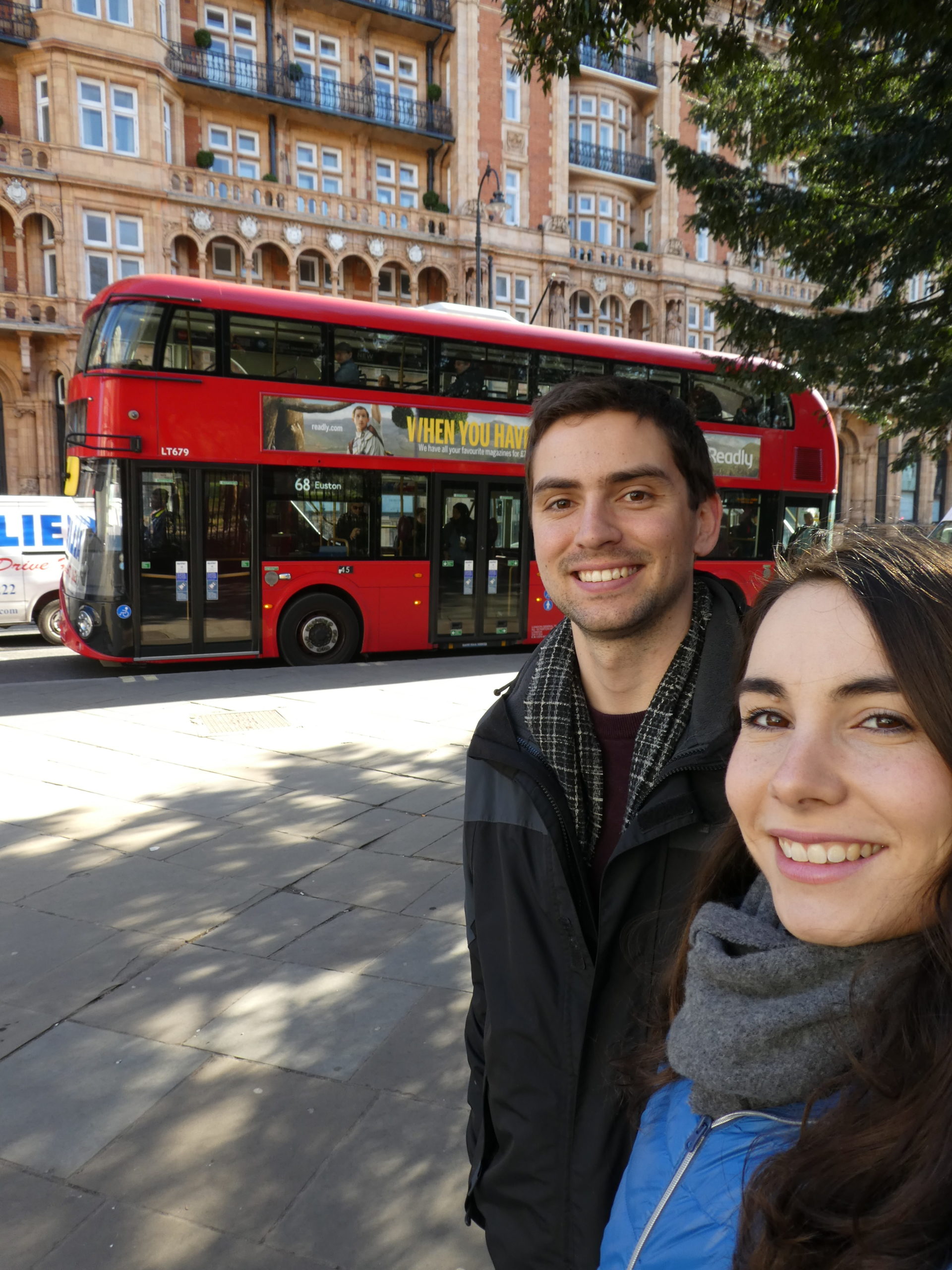 Us not taking the bus in London, England