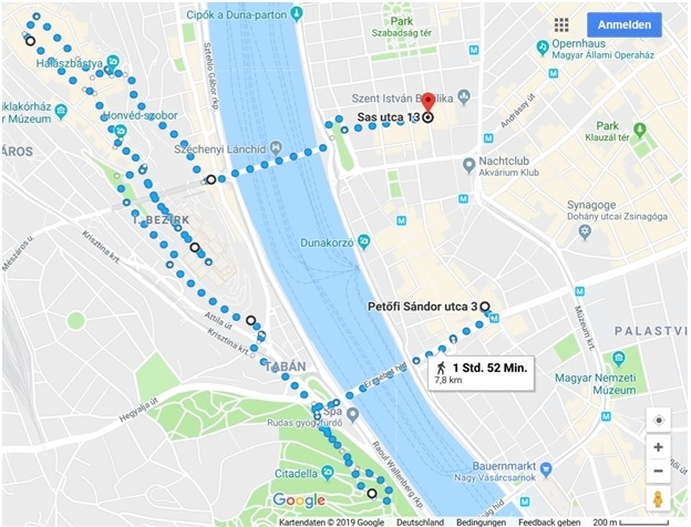 Budapest Sightseeing Route