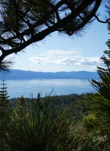 Castle Rock Trail Lake View at Lake Tahoe by hesaidorshesaid