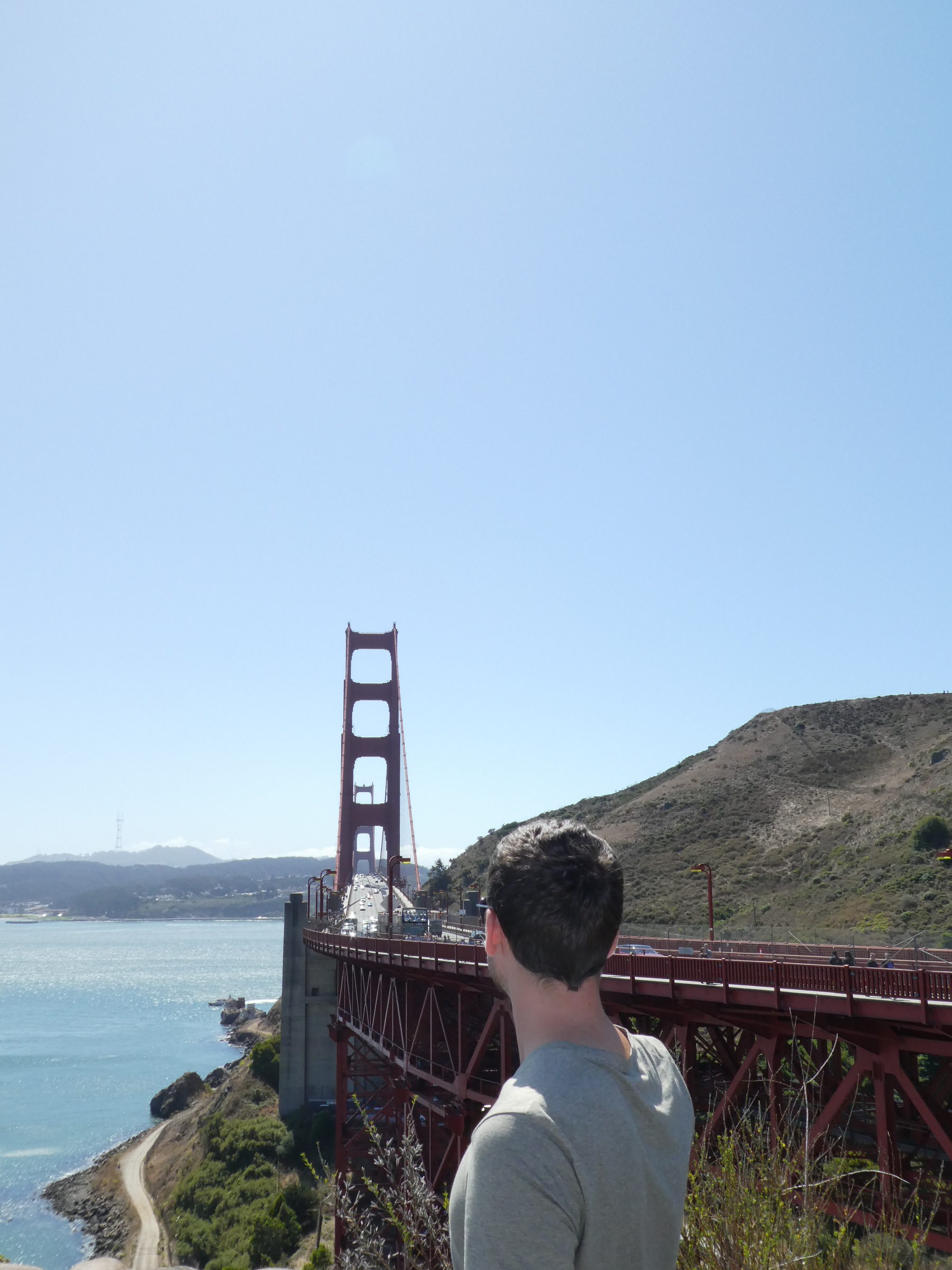 Golden Gate Bridge View Vista Point in San Francisco by hesaidorshesaid