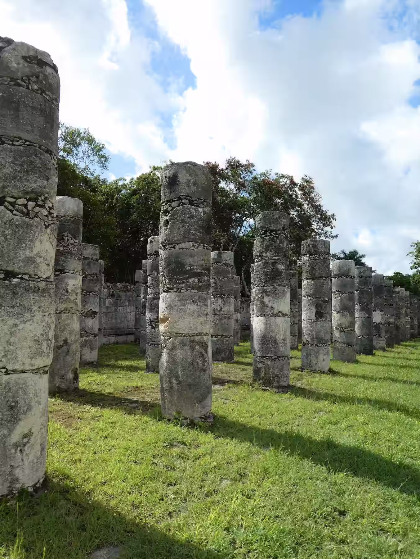 The Temple of a Thousand Columns at Chichen Itza