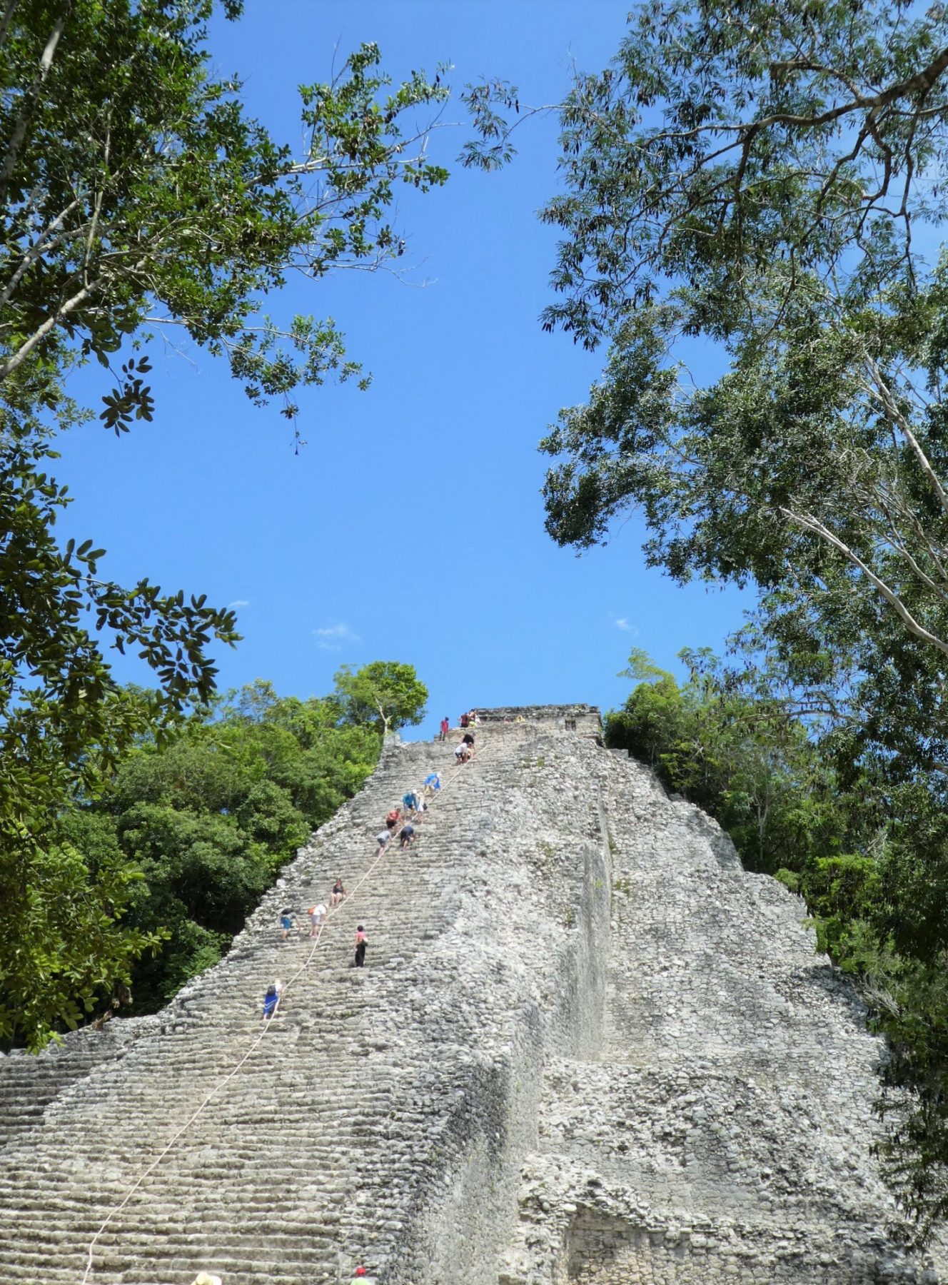 Mexico Coba ruins and pyramid by hesaidorshesaid