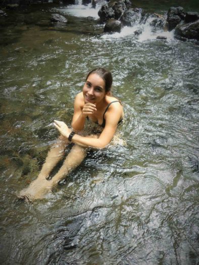 Free Natural Hot Springs River Pools in La Fortuna by hesaidorshesaid