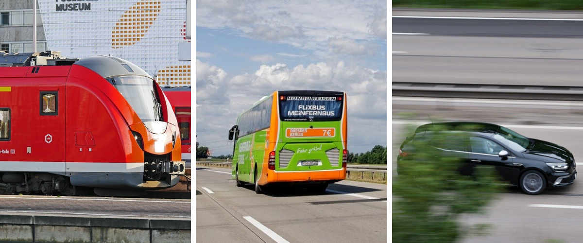 German Transportation - Train - Bus - Car