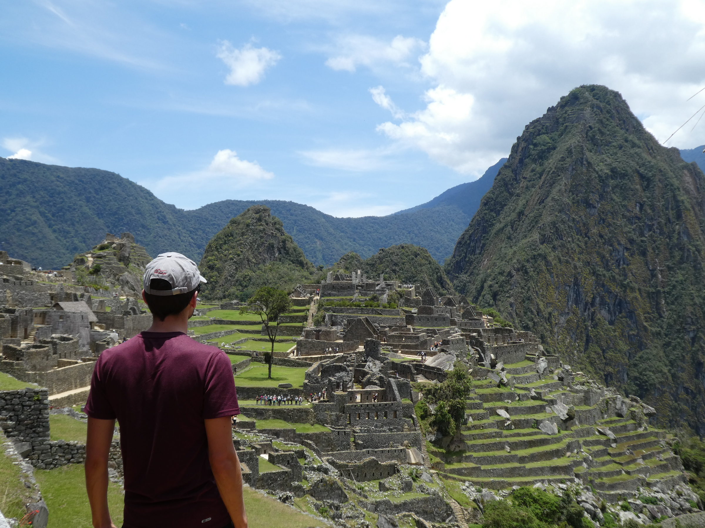 Ryne overlooking Machu Picchu by hesaidorshesaid