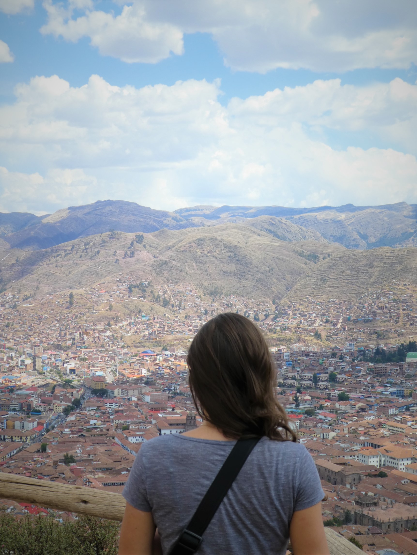 View from Cristo Blanco in Cusco