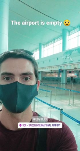 empty airport due to coronavirus