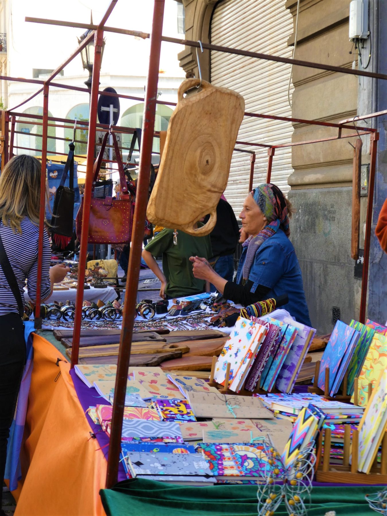 Vendors Outside San Telmo Market