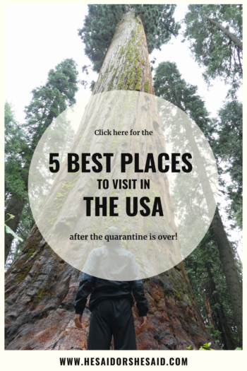 Pinterest 5 best places in the USA