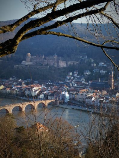 Overlook of Heidelberg from the Philosophenweg (Philosopher's Trail)