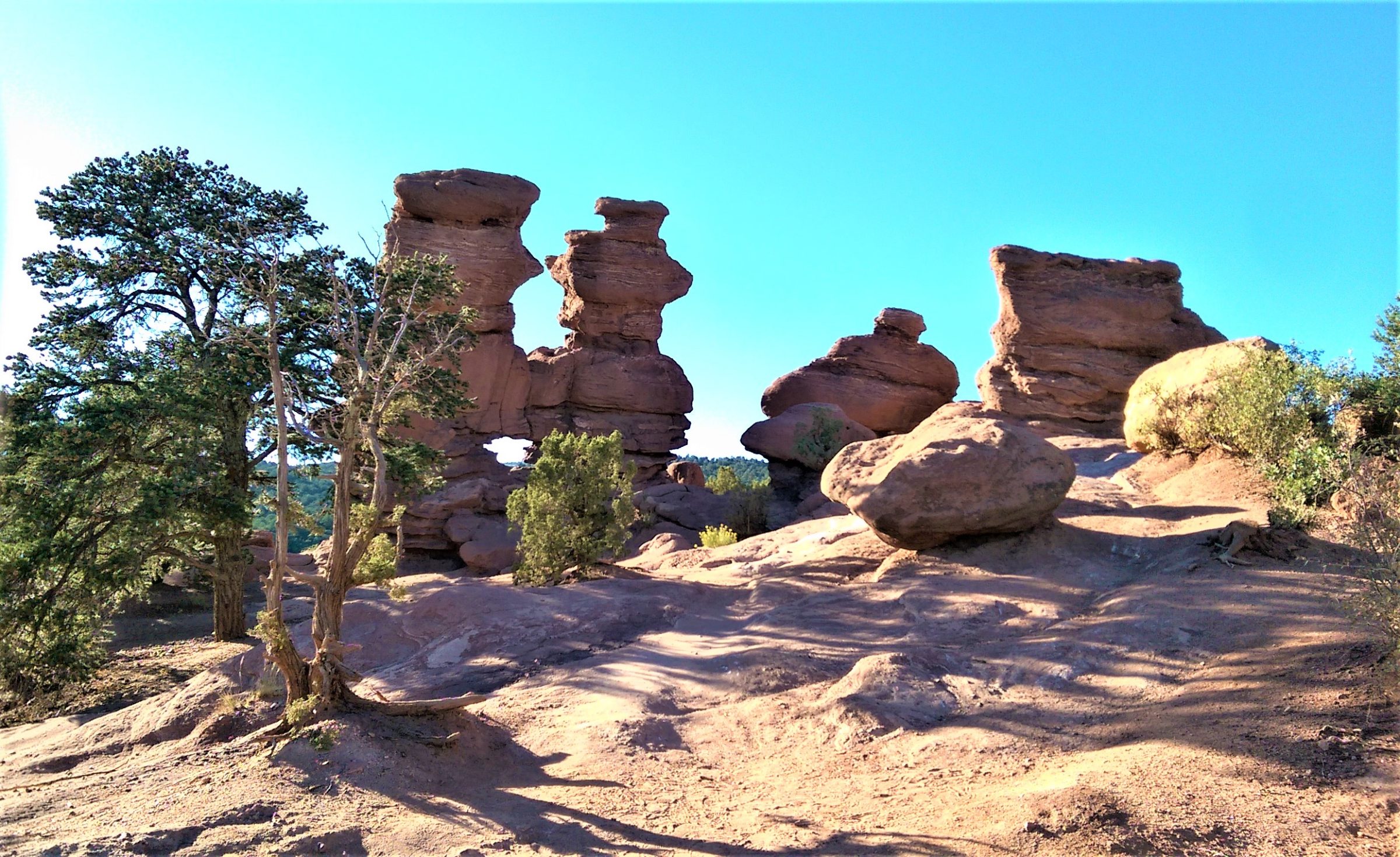 Rock formations in Garden of the Gods