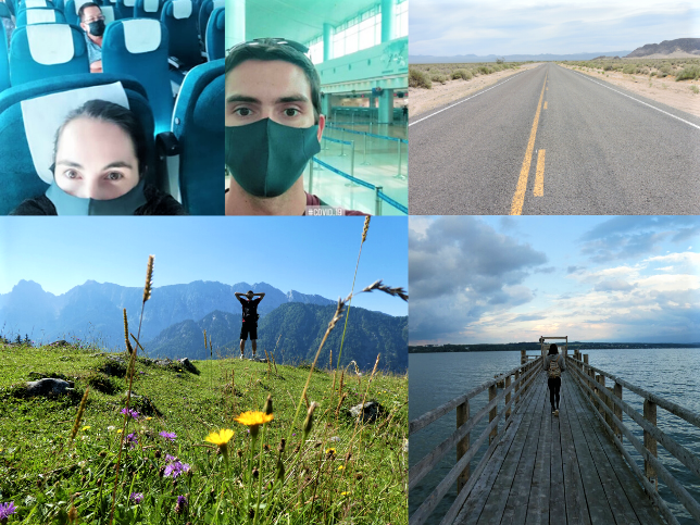 Travel During Pandemic Collage