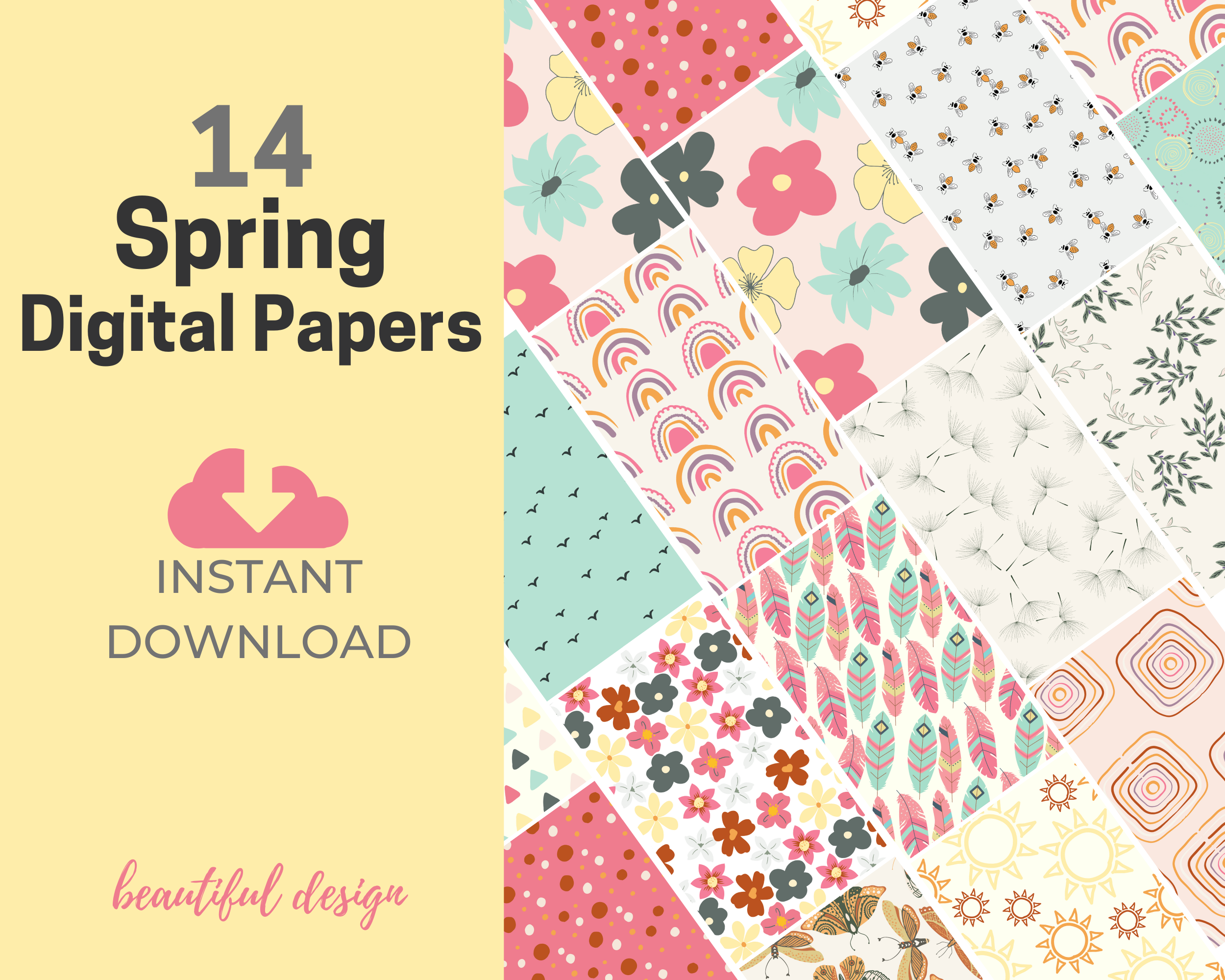 Spring Digital Papers Teaser