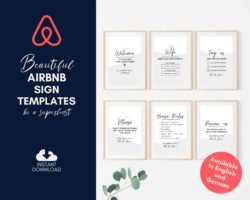 Airbnb Sign Templates
