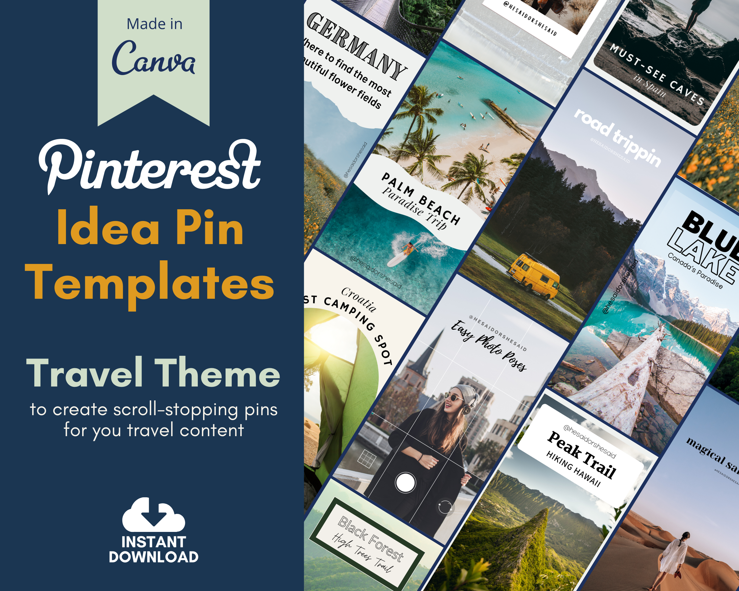 Travel Blogger Idea Pin Teaser