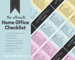 Home Office Checklist