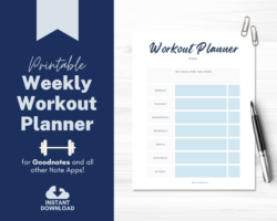 Weekly Workout Planner