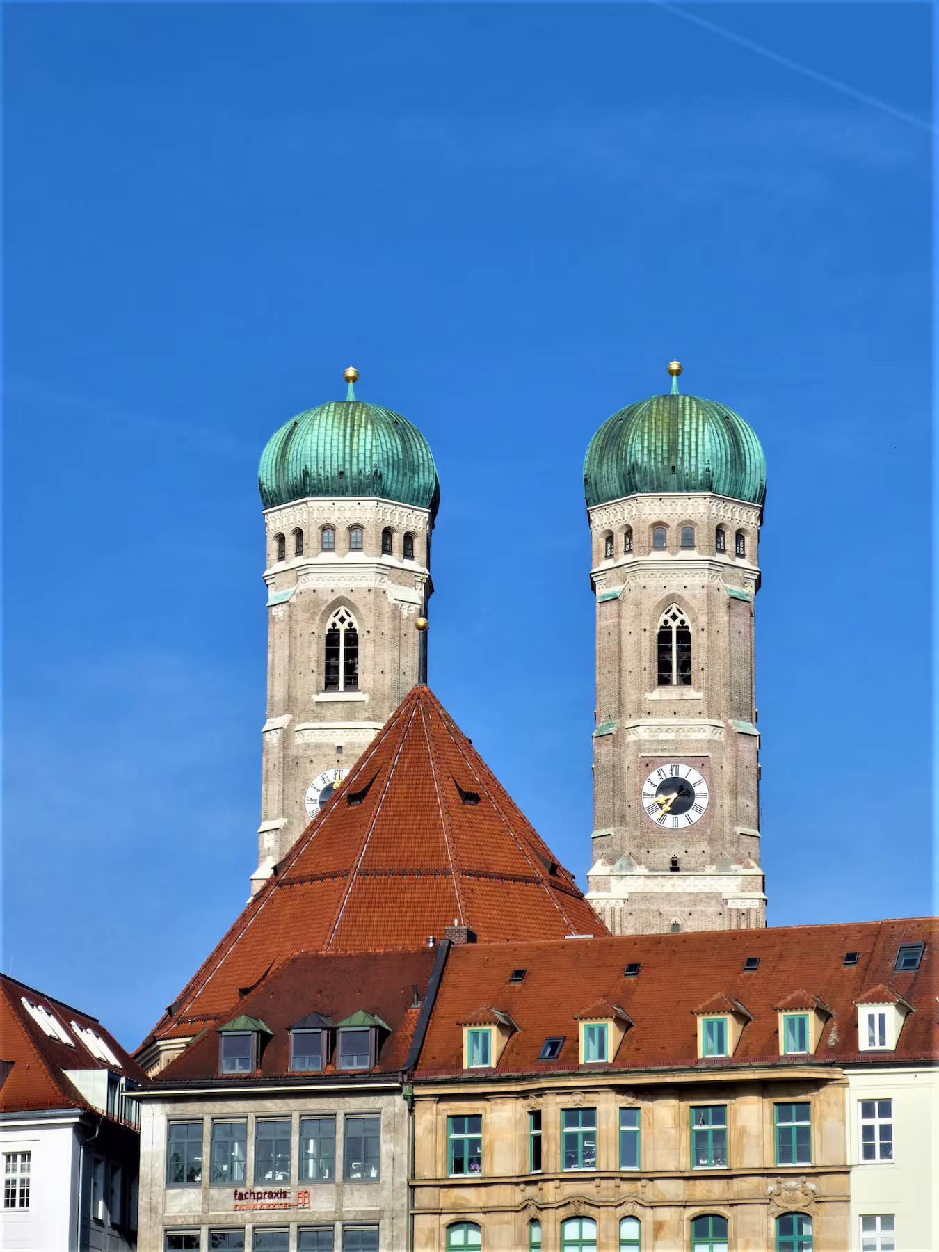 Towers of the Frauenkirche in Munich