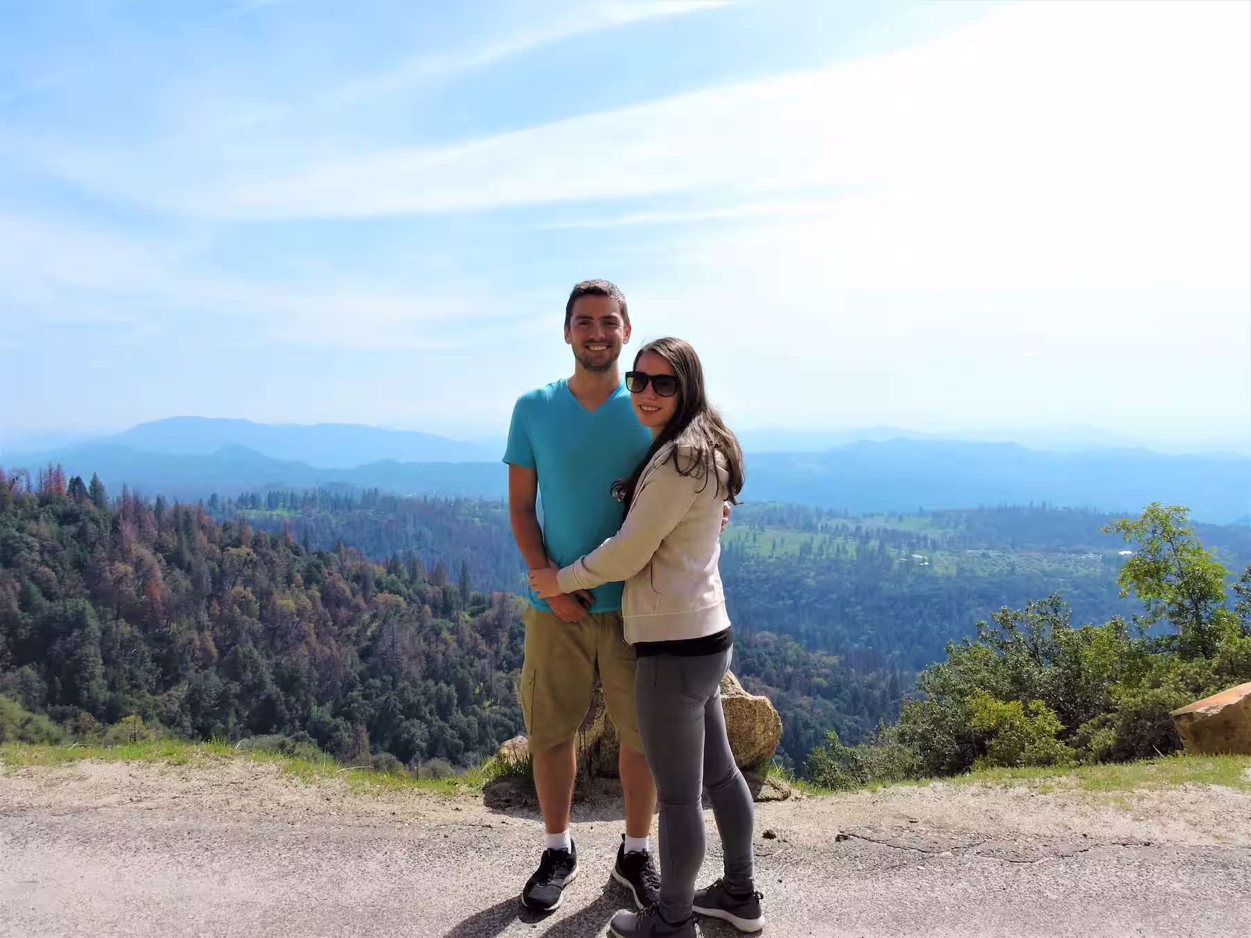 Ryne & Denise standing in Kings Canyon National Park